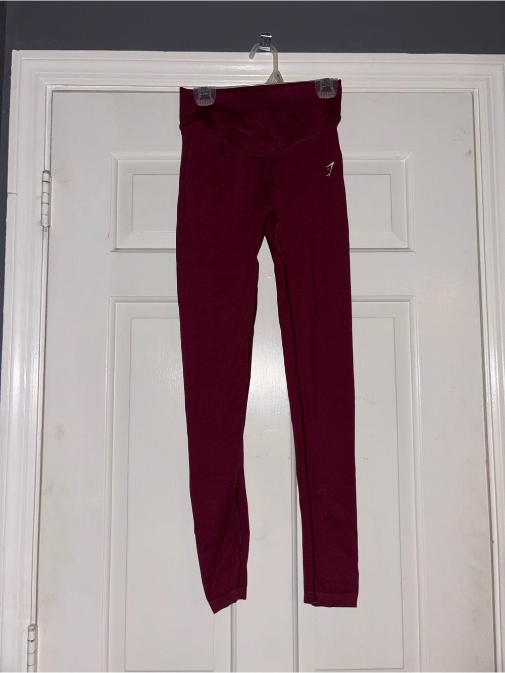 Gymshark Maroon High-Waist Leggings